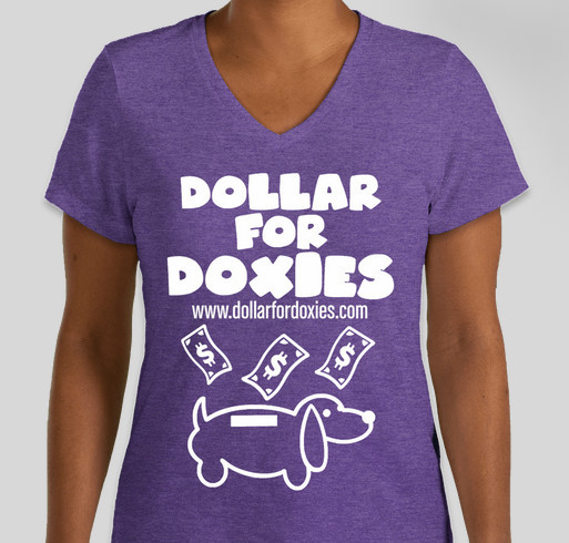 Dollar For Doxies Fundraiser - unisex shirt design - front