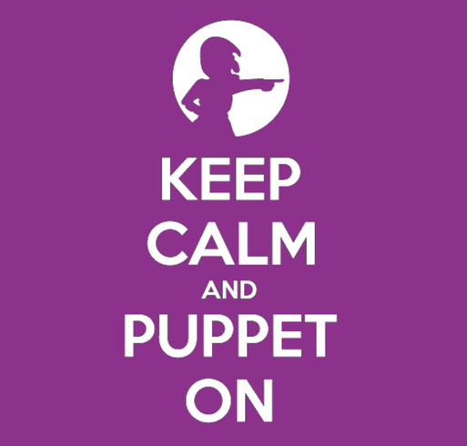 Keep Calm and Puppet on! shirt design - zoomed
