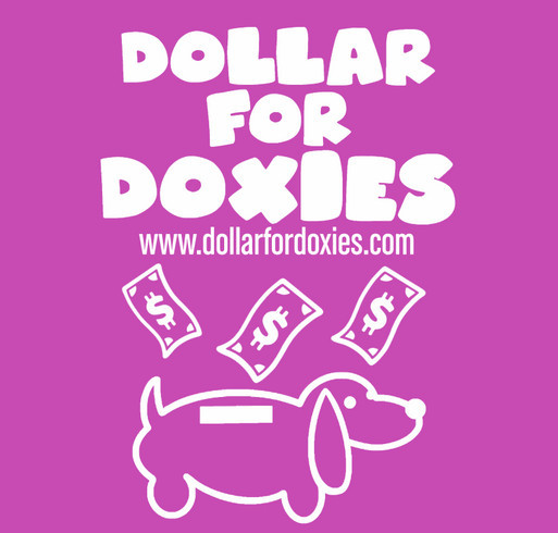 Dollar For Doxies shirt design - zoomed