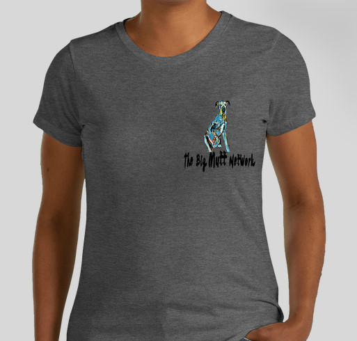 Love the mutt you're with Fundraiser - unisex shirt design - front