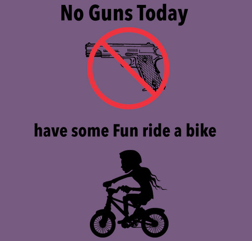 No Guns Today - Gun Bike Exchange shirt design - zoomed