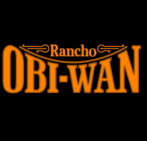 Rancho Obi-Wan 10th Anniversary Fundraiser shirt design - zoomed