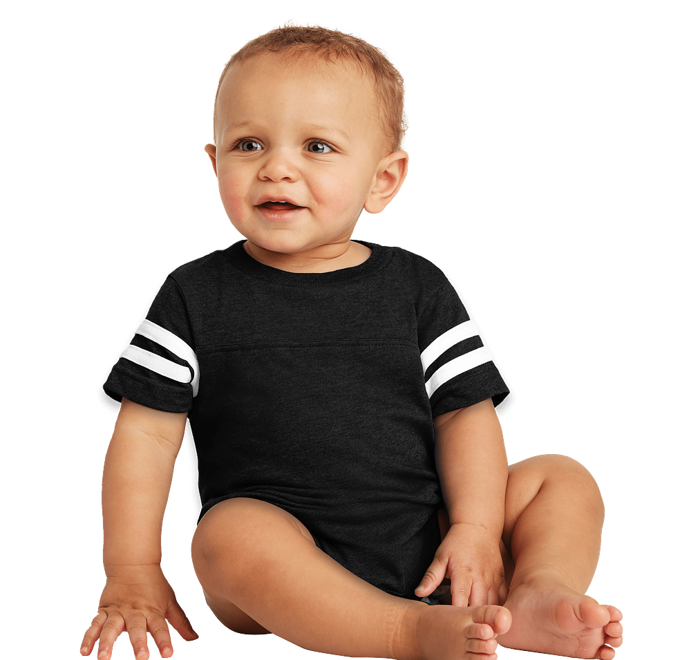 Rabbit Skins Varsity Baby Bodysuit