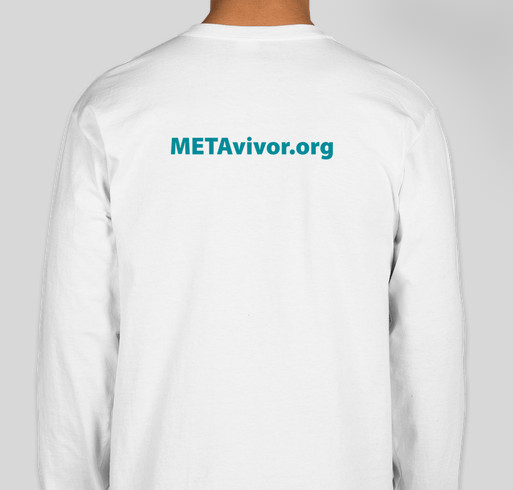 Don't Ignore Stage IV :: METAvivor Snowflake Fundraiser - unisex shirt design - back