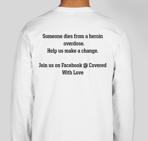 Covered With Love Fundraiser - unisex shirt design - back