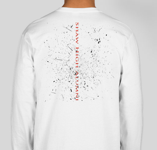 Shaw High Alumni 2016 T-shirt Fundraiser - unisex shirt design - back