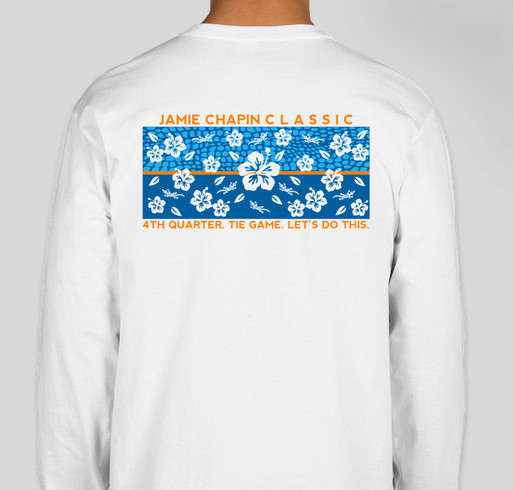 3rd Annual Jamie Chapin Classic Fundraiser - unisex shirt design - back
