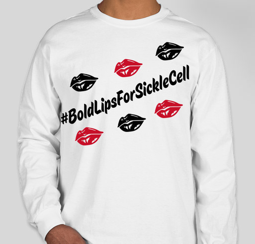 BoldLipsForSickleCell Fundraiser - unisex shirt design - front