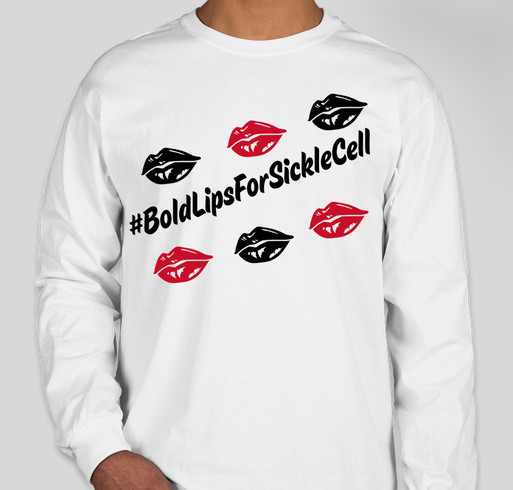 #Boldlipsforsicklecell loves the kids Fundraiser - unisex shirt design - front