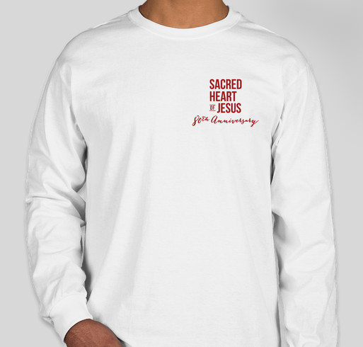 Sacred Heart 80th Anniversary Fundraiser - unisex shirt design - front