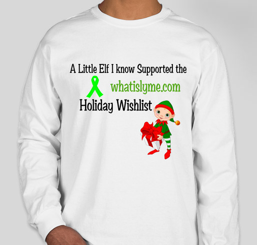 Whatislyme.com Holiday Wishlist 2014 Fundraiser - unisex shirt design - front