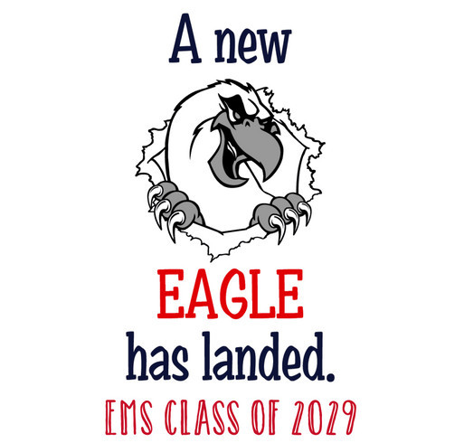 EMS Incoming 6th Grade Fundraiser shirt design - zoomed