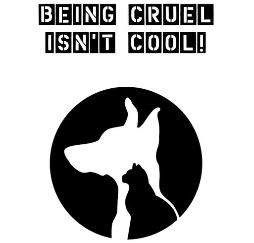 Stop Animal Abuse! shirt design - zoomed