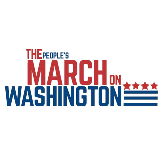 The People's March On Washington Official Swag shirt design - zoomed