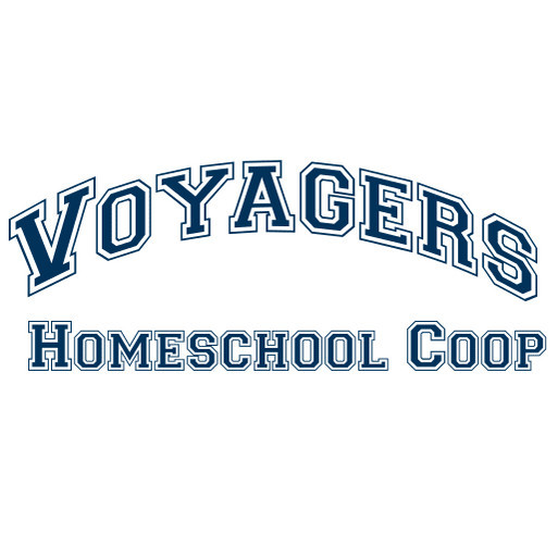 Voyagers Homeschool Cooperative shirt design - zoomed