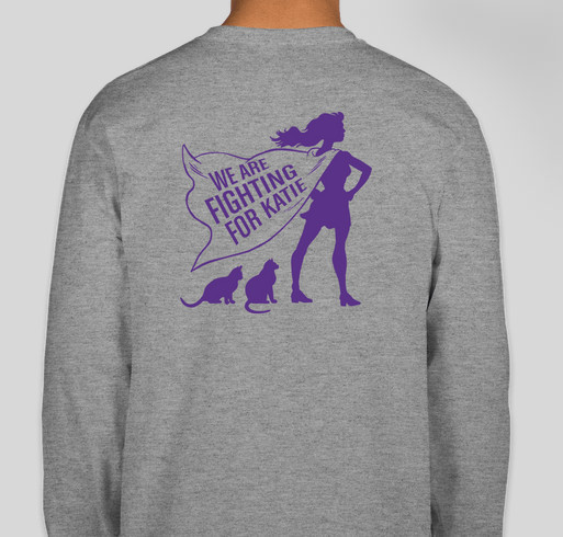 Katie's Krew Fundraiser - unisex shirt design - back