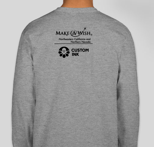 Sierra's Make A Wish Fundraiser - unisex shirt design - back