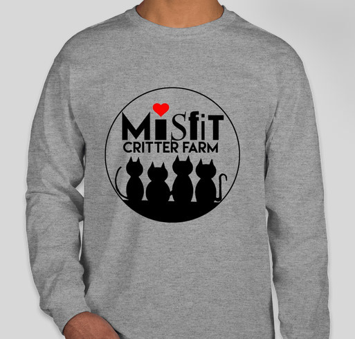 Misfit Critter Farm and Sanctuary Fundraiser - unisex shirt design - front