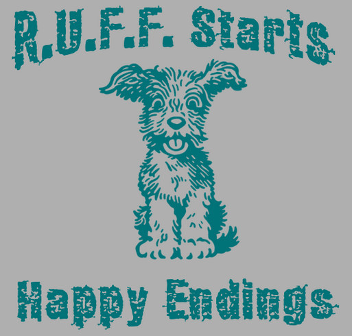 R.U.F.F Rescue Holiday Fundraiser shirt design - zoomed