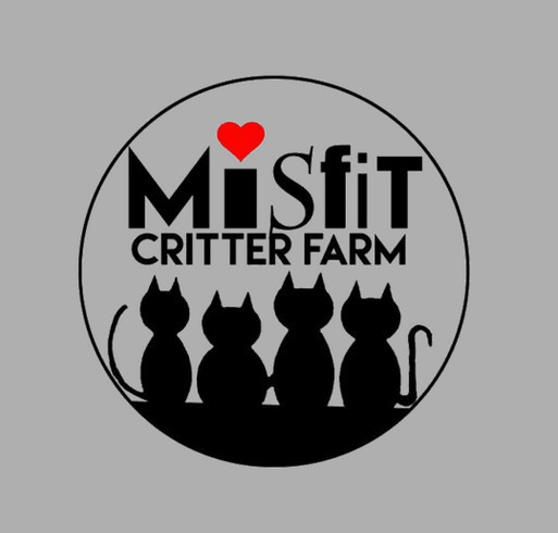 Misfit Critter Farm and Sanctuary shirt design - zoomed