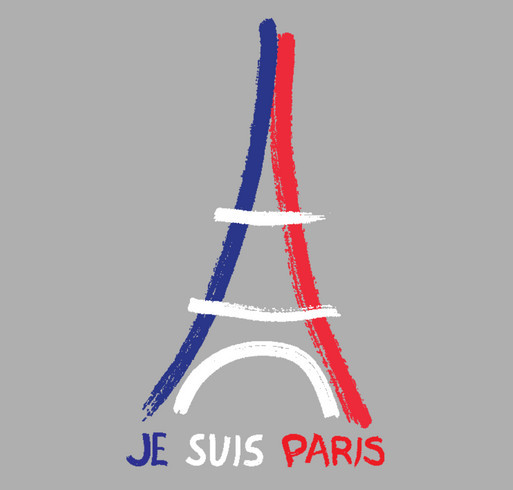 Je Suis Paris shirt design - zoomed