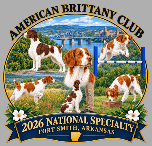 2026 American Brittany Club National Specialty shirt design - zoomed