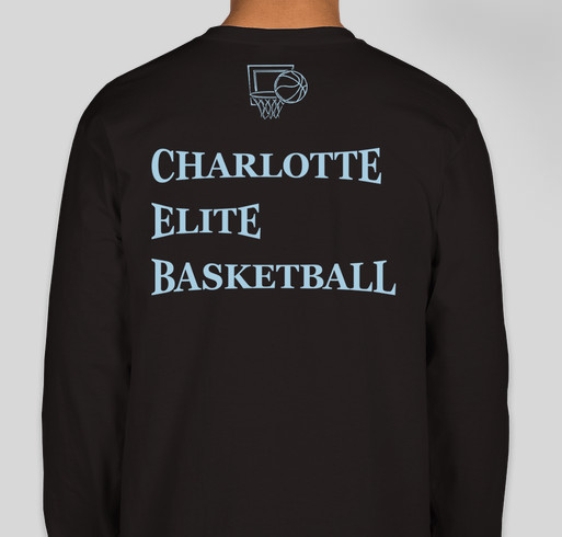 Charlotte Elite Basketball Association Fundraiser - unisex shirt design - back