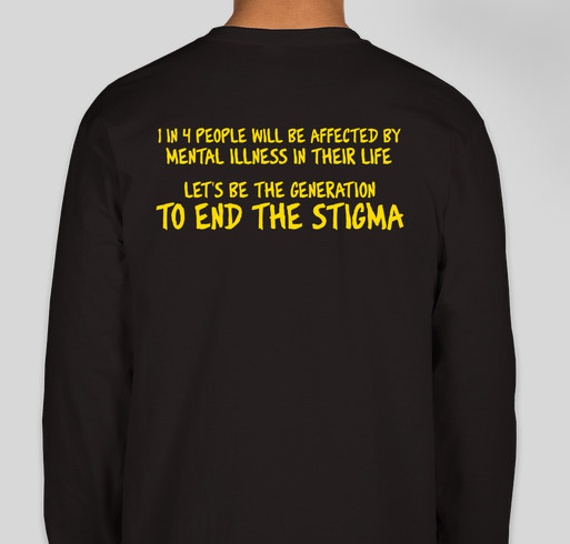 End Stigma Fundraiser - unisex shirt design - back