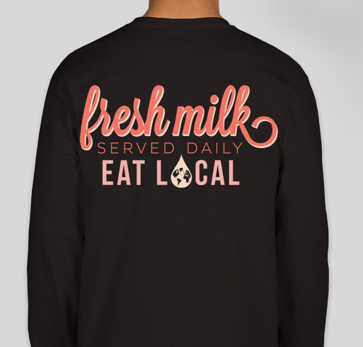 Fresh Milk Booster Fundraiser - unisex shirt design - back