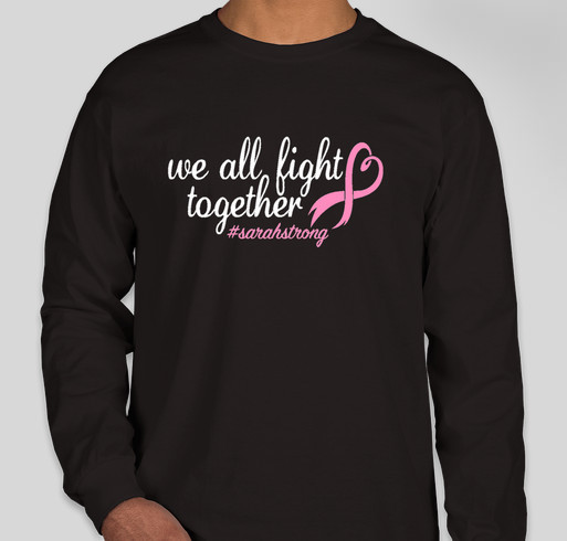 #sarahstrong Fundraiser - unisex shirt design - front