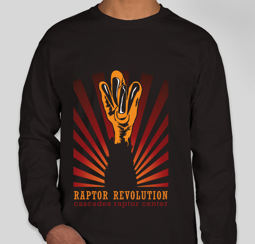 Raptor Revolution Has Begun! Fundraiser - unisex shirt design - front