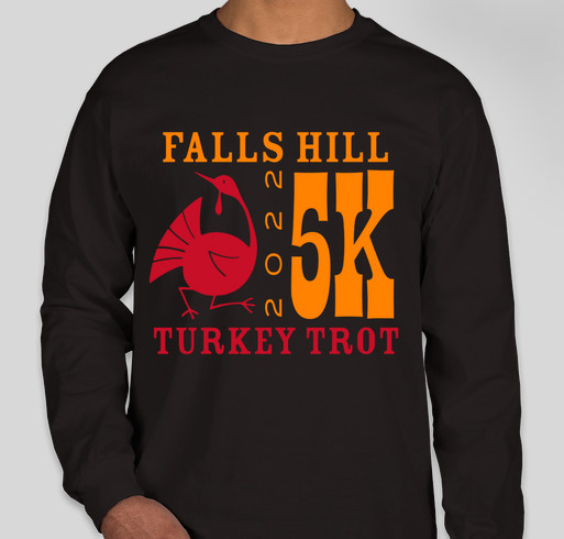 Falls Hill Turkey Trot and Food Collection Fundraiser - unisex shirt design - small