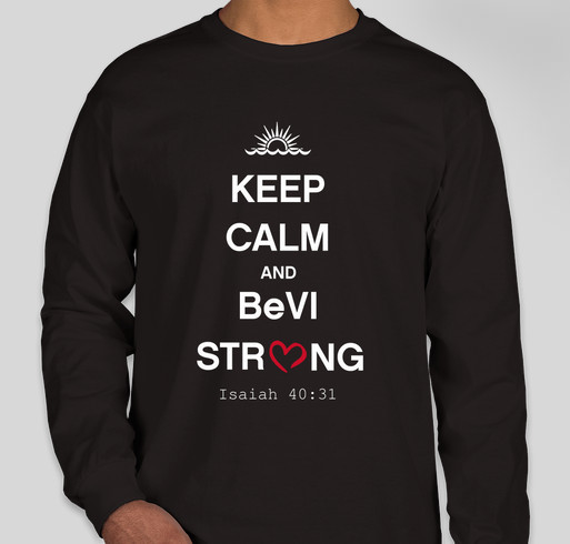 Caribbean Strong/BVI Strong - Hurricane Irma & Maria Fundraiser Fundraiser - unisex shirt design - front