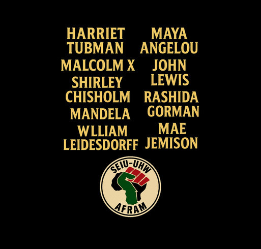 Rep AFRAM. Honor History. shirt design - zoomed