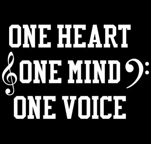 Support York Choirs shirt design - zoomed
