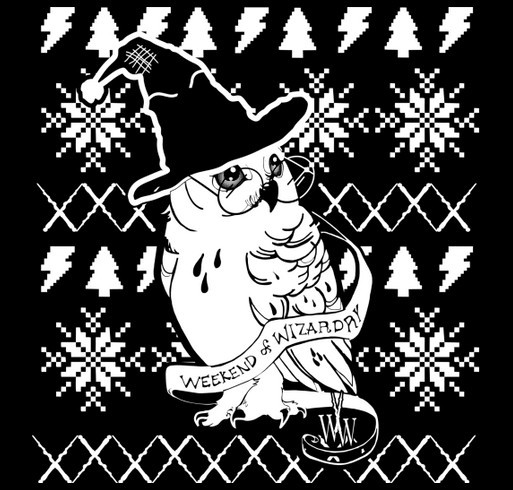 Wizard Yule Feast shirt design - zoomed