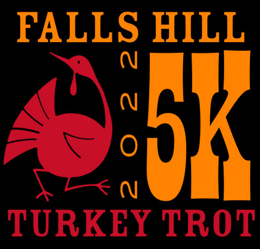 Falls Hill Turkey Trot and Food Collection shirt design - zoomed