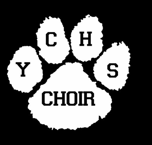 Support York Choirs shirt design - zoomed