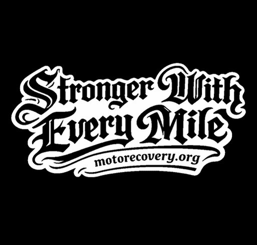 Stronger With Every Mile Collection - Goth shirt design - zoomed