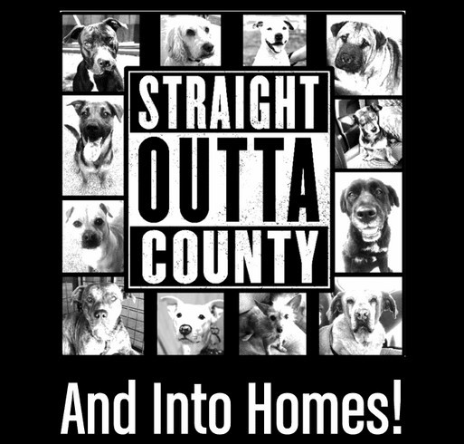 Straight Outta County Shirts shirt design - zoomed