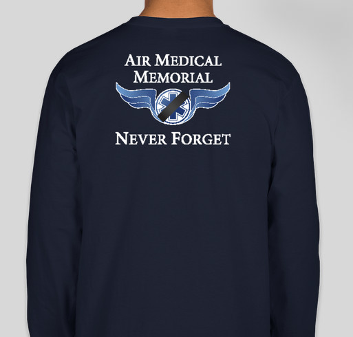 Air Medical Memorial Fundraiser - unisex shirt design - back