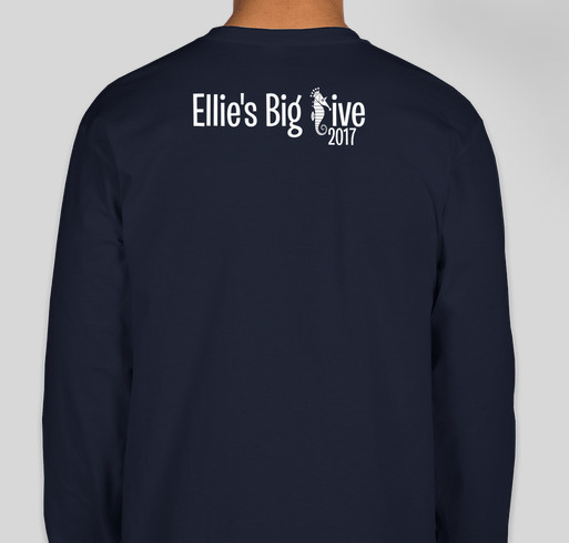 Ellie's Big Give 10 Fundraiser - unisex shirt design - back
