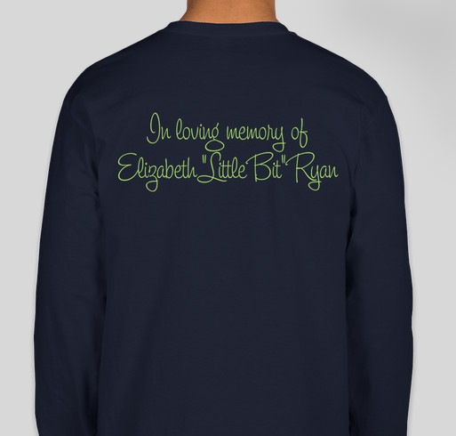 Clothes for a Cure in Memory of Elizabeth Ryan Fundraiser - unisex shirt design - back