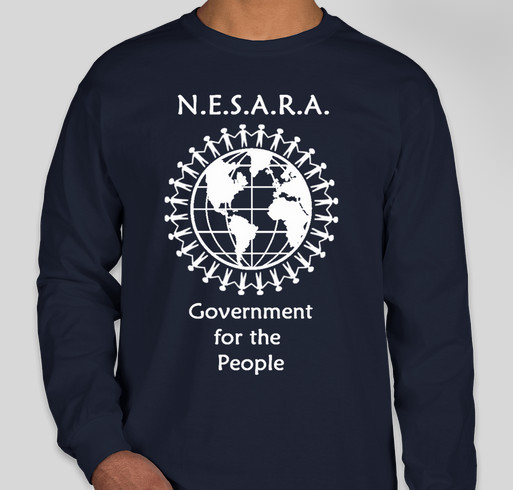 Enact NESARA Now Apparel Fundraiser - unisex shirt design - front
