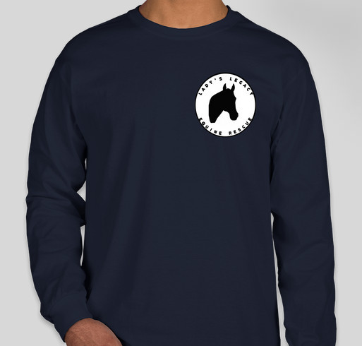 Lady's Legacy Equine Rescue, Inc. Sweatshirt booster Fundraiser - unisex shirt design - front