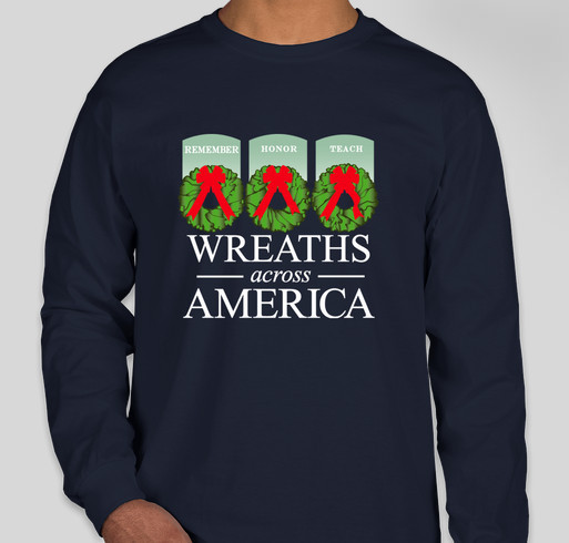Wreaths Across America - Fort Sam Houston National Cemetery Fundraiser - unisex shirt design - front