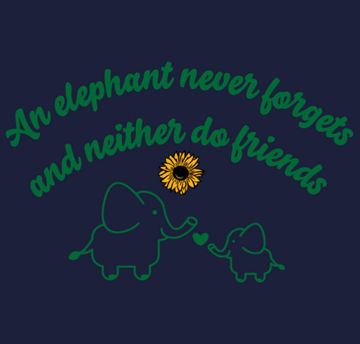 Marik’s Elephants shirt design - zoomed