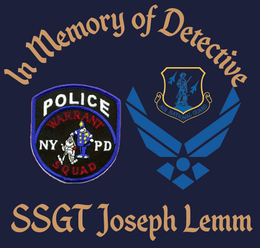 In Loving Memory of NYPD Detective Joseph Lemm shirt design - zoomed