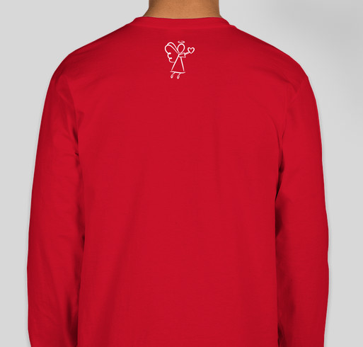 I Wear Red for Alysha Fundraiser - unisex shirt design - back