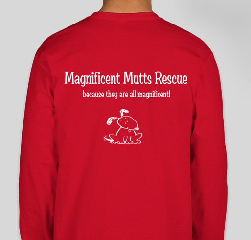 Mag Mutts Rescue Fundraiser - unisex shirt design - back